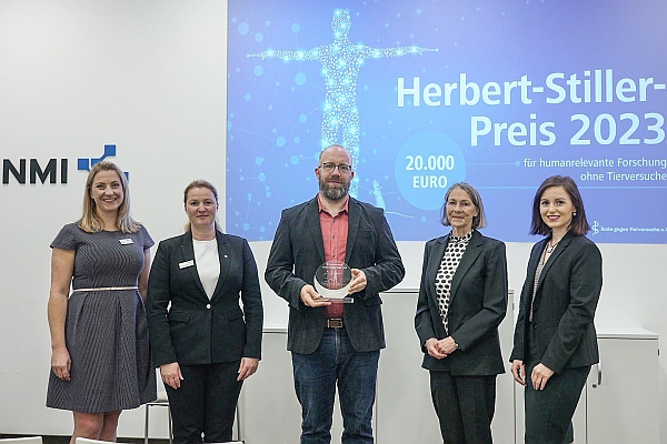 Verleihung des Herbert-Stiller-Preises für tierversuchsfreie Forschung in Tübingen